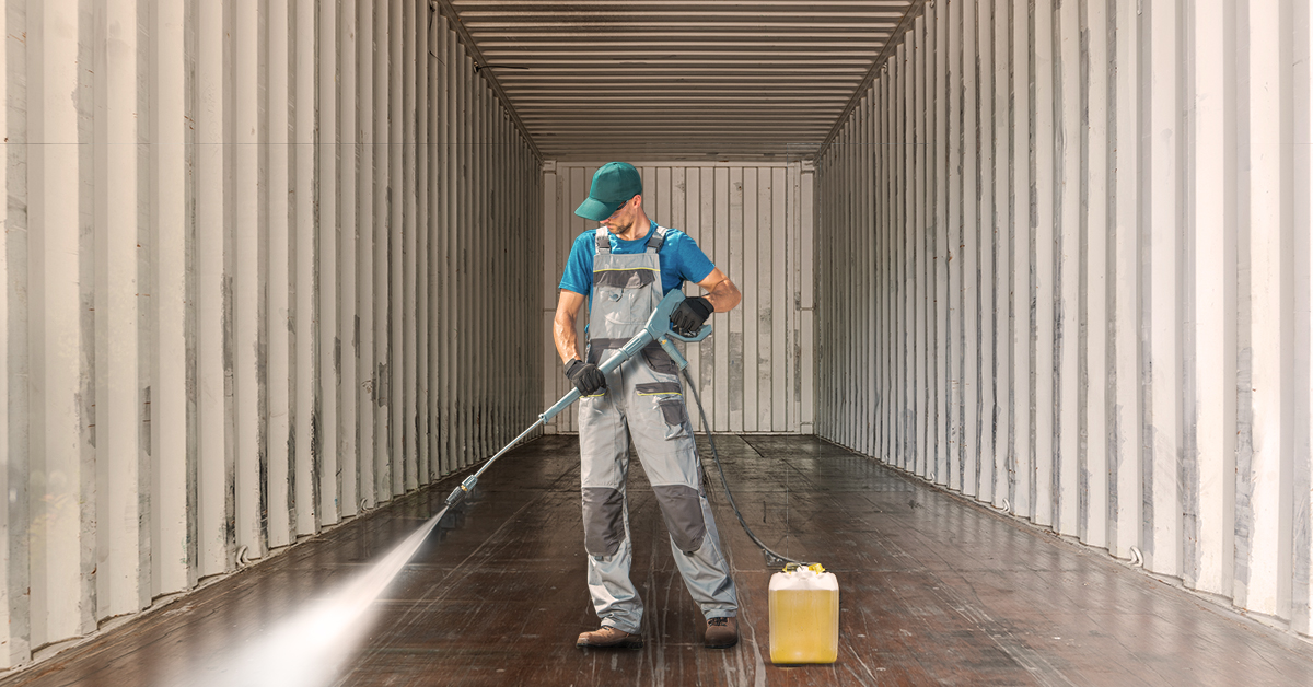 Shipping Container Cleaning Procedures VS&B Containers